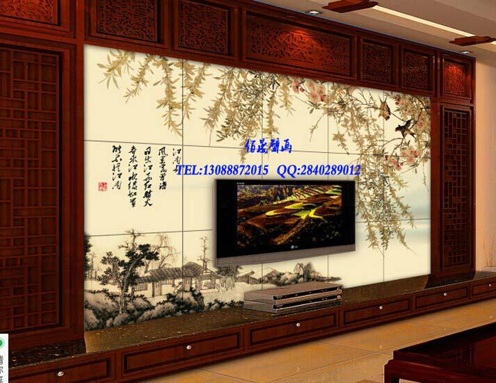 深圳市酒店KTV餐厅背景墙壁画个性定制厂家