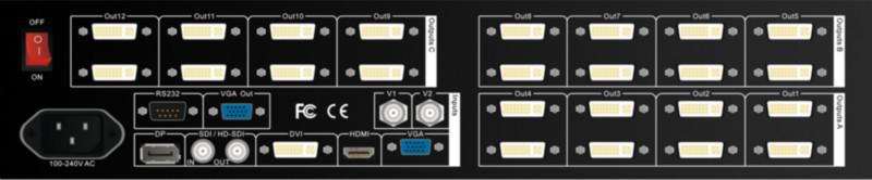 供应LED高清视频拼接器LVP40X系列 ，LED视频处理器
