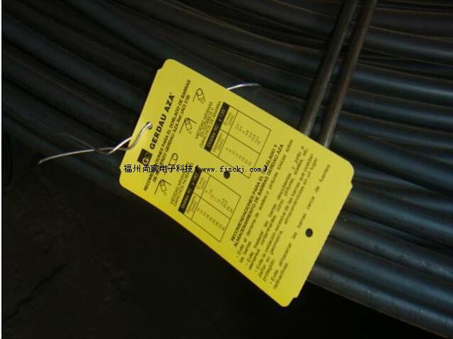 供应福州钢铁耐高温吊牌钢铁标签耐高温标签可定制图片