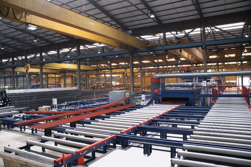 供应钢板钢材预处理生产线设备及配件船厂钢结构厂抛丸喷漆烘干生产线
