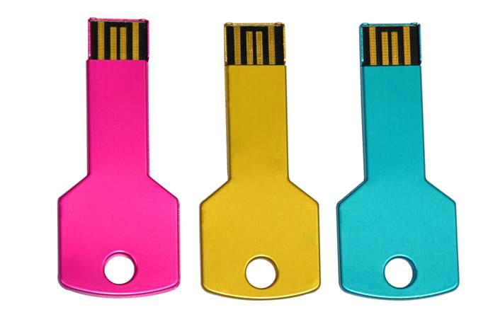 供应钥匙usb 创意金属u盘 钥匙形状 定制u盘找信诚优盘 实体工厂