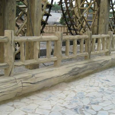 供应栏杆仿木栏杆仿木栏杆设计仿木栏杆制作