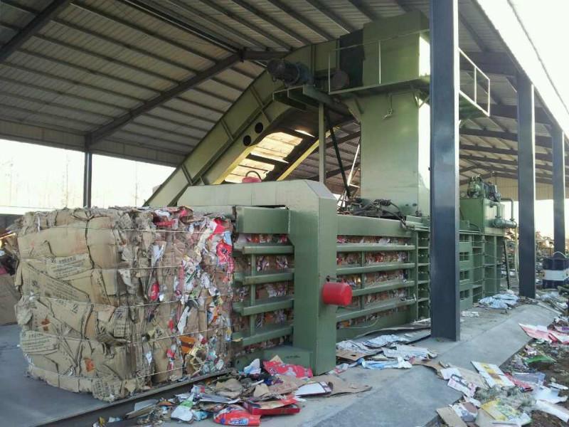 保定市全自动废纸打包机废纸壳打包机厂家