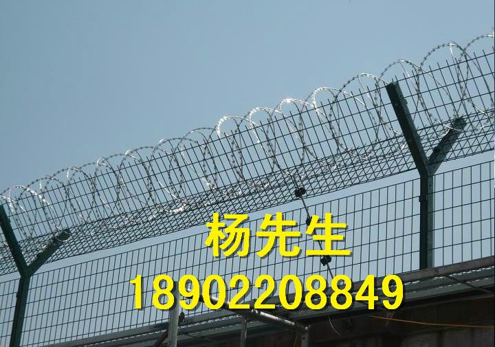 供应监狱护栏网带刺围墙网Y型防护网-广州监狱护网厂家订做