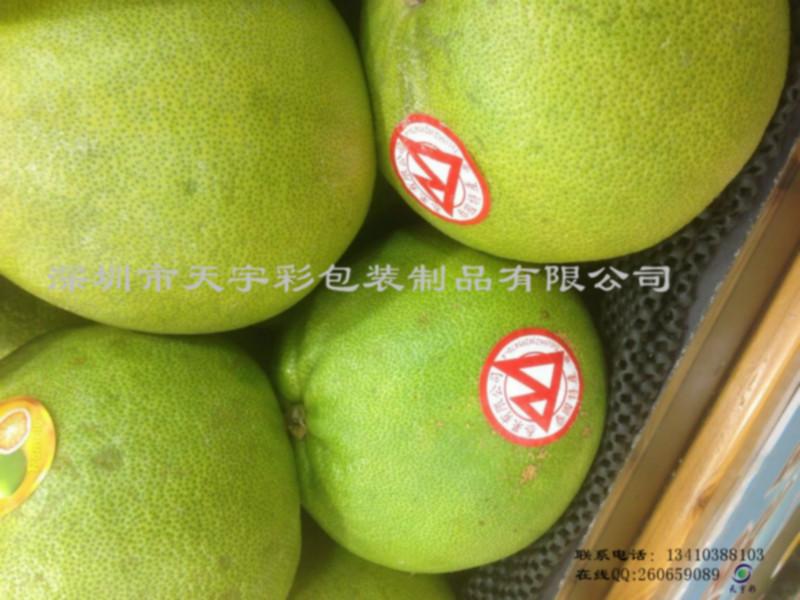 供应深圳水果不干胶标签型号TYC-001