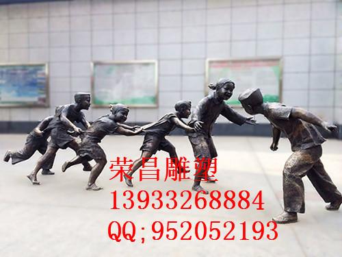 供应校园铜雕塑定做加工厂家-荣昌雕塑图片