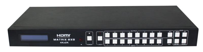 供应HDMI8x8高清矩阵厂家，HDMI8X8Matrix,高清监视设备图片