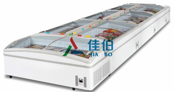 供应安徽阜阳大型超市组合岛柜厂家超市冷鲜冷藏柜价格多少图片