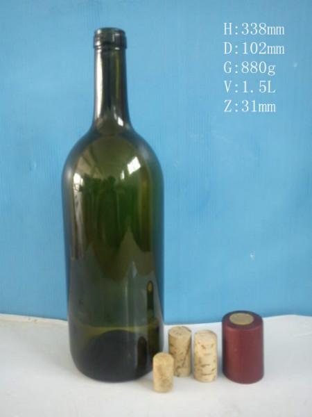 750ML墨绿波尔多红酒瓶供应750ML墨绿波尔多红酒瓶，厂家直销红酒瓶葡萄酒瓶 最新价格