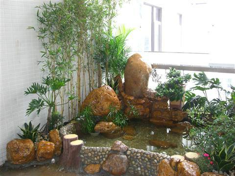 供应花园假山鱼池定制广州安装造景设计图片
