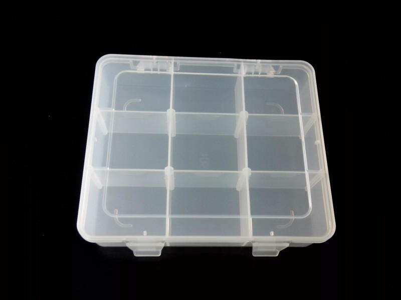 供应可拆式9格PP工具盒/格子零件盒