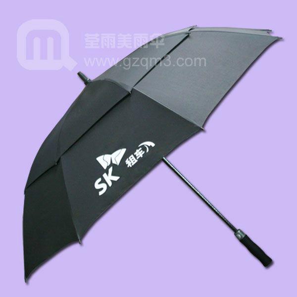 供应雨伞厂家生产SK租车高尔夫雨伞广告