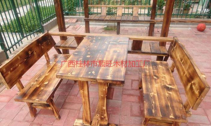 碳化木桌椅订做0773-3633168批发