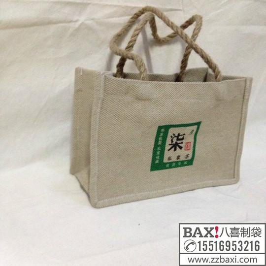 供应郑州棉麻混纺环保手提袋图片