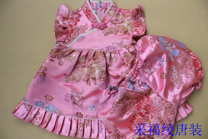 台州市儿童唐装套装批发改良宝宝童礼服厂家