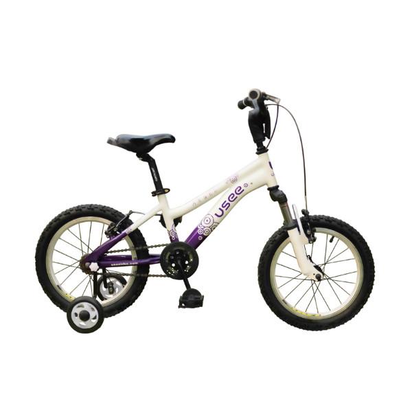 供应USEE优适16寸儿童自行车,高碳钢儿童变速山地自行车厂家直销图片