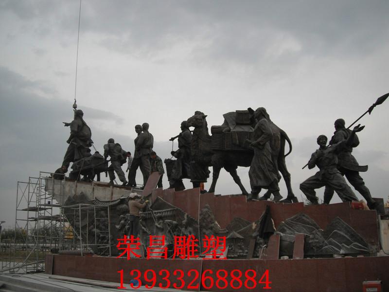 供应荣昌雕塑-大型广场铜雕塑制作公司-广场人物铜雕塑-广场动物铜雕塑