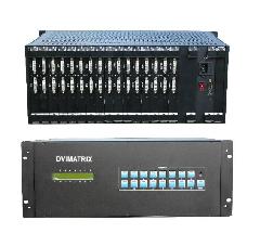 供应DVI矩阵切换器16进16出，232控制可连中控