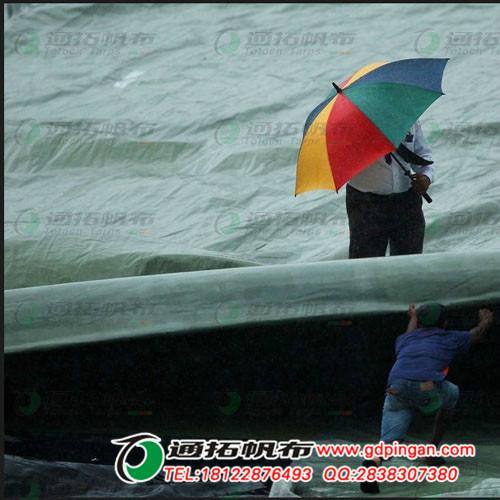 供应防水耐磨篷布-上海露天盖货帆布