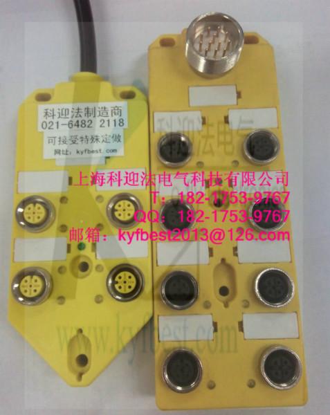 供应M12传感器分配器NPN双信号P/N-CFL8KM12K4-01 M8/M12中央集线器PNP