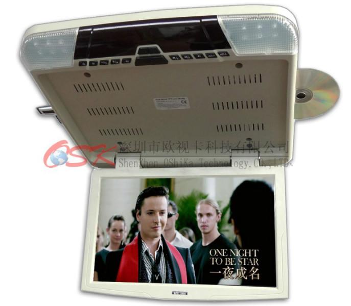 供应欧视卡品牌15寸吸项电视DVD车载显示器图片