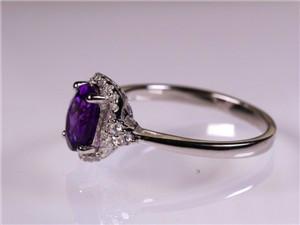 供应水晶坊珠宝首饰戒指(紫水晶）
