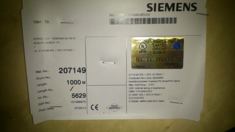 西门子6XV1830-0EH10西门子DP电缆批发
