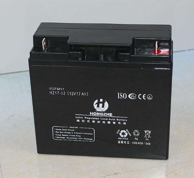 供应免维护蓄电池12V17AH太阳能电池ups电源后备电池