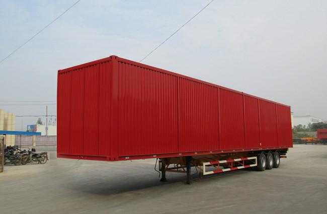 供应骨架式集装箱运输车  16.385米骨架式半挂车  厂价供应