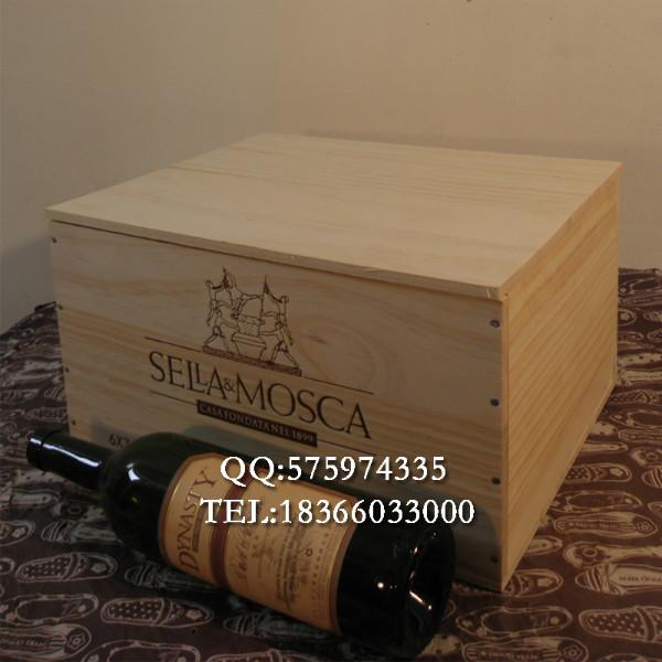 木制红酒木箱通用葡萄酒礼盒进口款批发