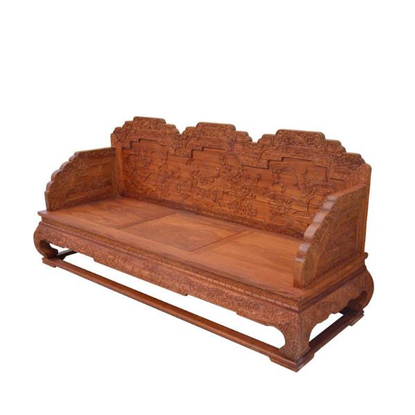 供应明清古典荷花宝座沙发红木家具，客厅红木家具组合