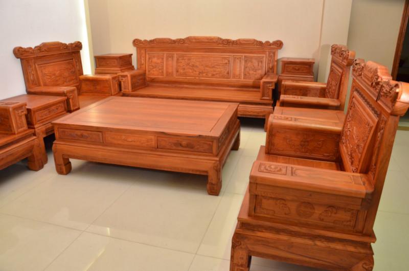 供应鸿泰沙发东阳红木家具价格中式实木沙发明清古典沙发缅甸花梨木