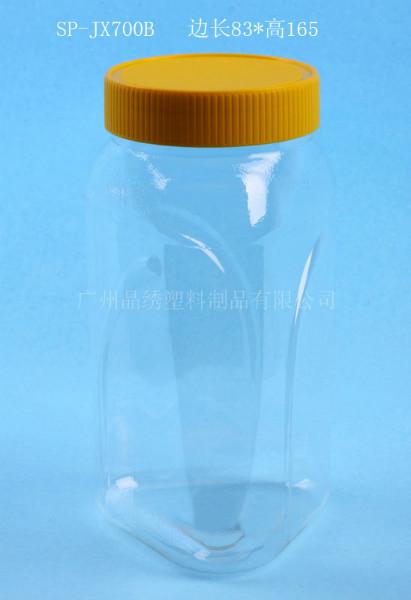 供应厂家直销塑料瓶、果脯蜜饯包装瓶子、700毫升包装塑料容器、阔口塑料瓶、永州塑料瓶厂家