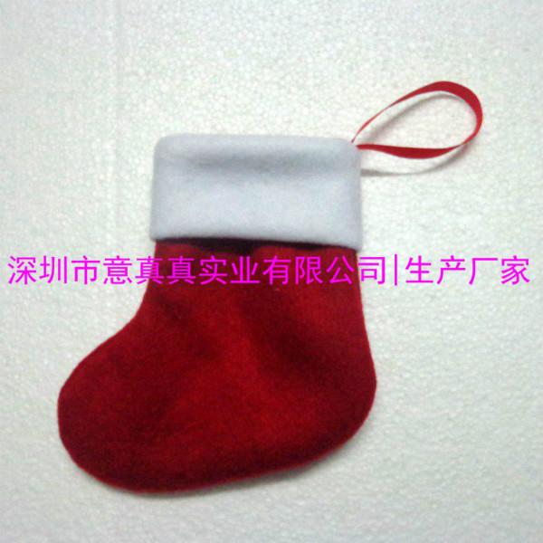 供应5寸迷你圣诞袜 厂家批发定做5寸迷你圣诞袜 圣诞节日迷你装饰品挂件