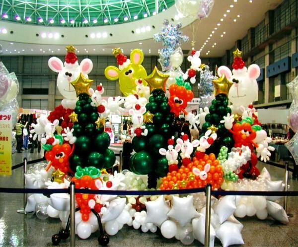 供应新乡商场六一儿童节气球装饰