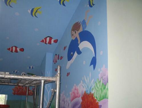 深圳市儿童乐园墙体彩绘厂家