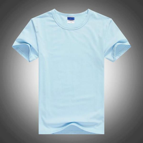 供应纯棉纯色圆领T恤珠海圆领广告衫
