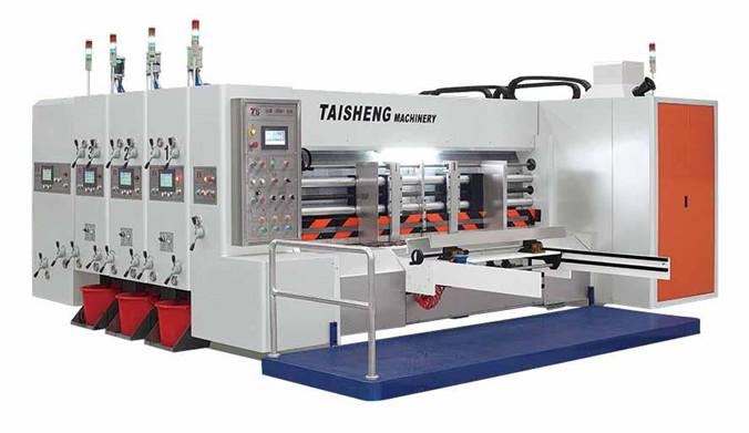 供应TS1425中速自动单色水性印刷开槽机