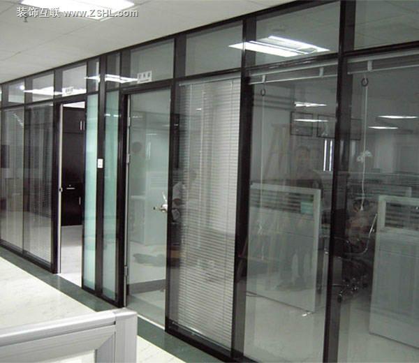 太原钢化玻璃加工厂安装玻璃隔断 玻璃门 镜子