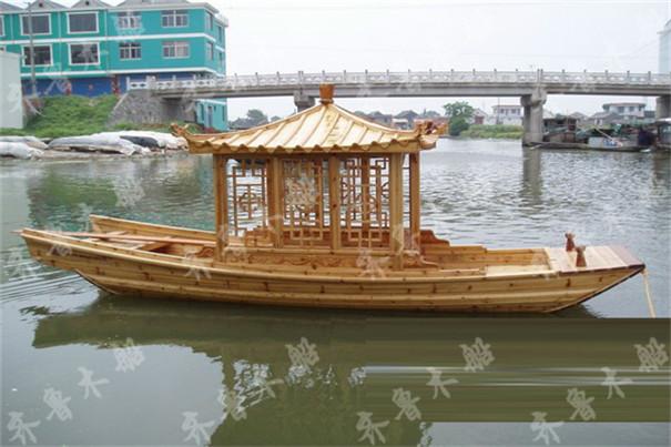 泰州市简约型农用单亭木船厂家供应简约型农用单亭木船