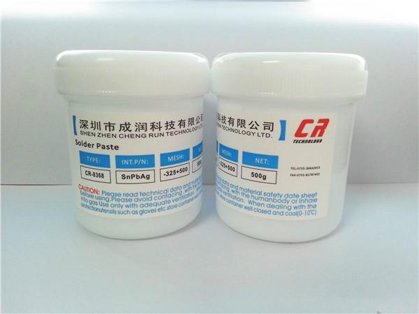 供应用于SMT焊接的深圳成润锡膏有铅0.4银CR-8368