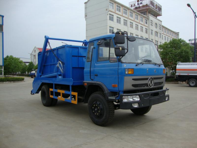 供应炎帝牌SZD5120ZBSE4型摆臂式垃圾车、东风平头摆臂式垃圾车
