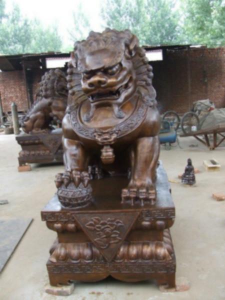狮子铜雕  保定定做狮子铜雕 铜雕狮子定做价格图片
