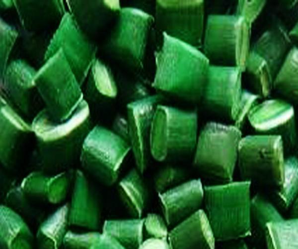 供应绿色PE再生料绿色注塑料绿色压板料