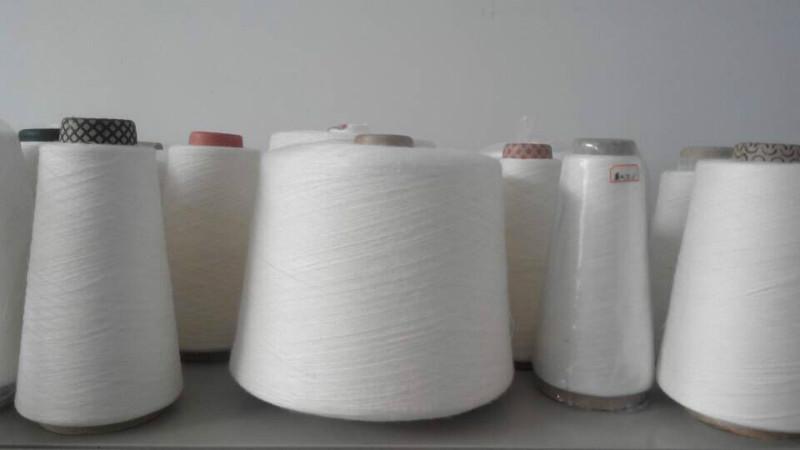 供应用于纺织的环锭纺人棉纱16支