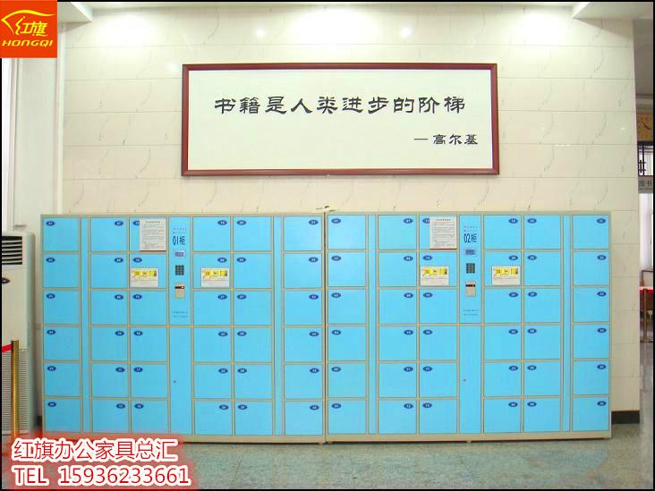 供应大郑州电子存包柜红旗超市存包柜，漯河郑州哪有卖电子存包柜的找红旗图片