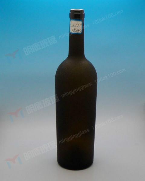 750ml磨砂红酒瓶供应批发