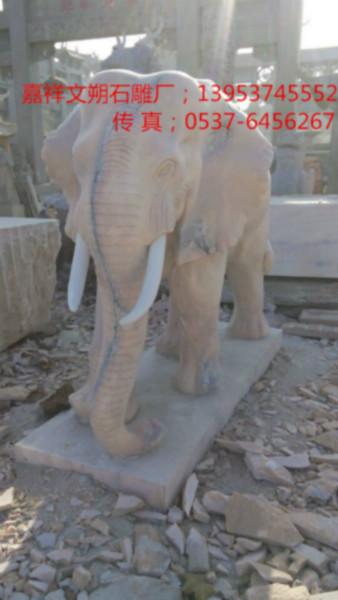 济宁市大理石石刻大象花岗岩石雕大象厂家