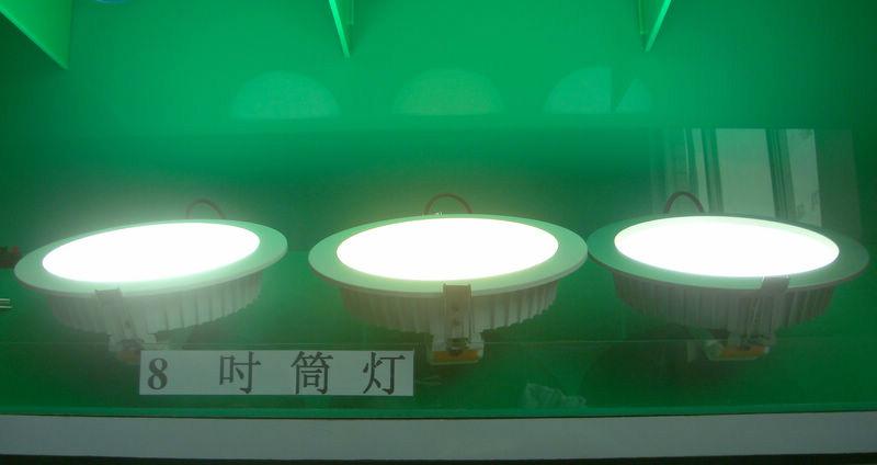 深圳市8寸25W酒店大厅LED筒灯照明厂家供应高端LED筒灯8寸25瓦 8寸25W酒店大厅LED筒灯照明