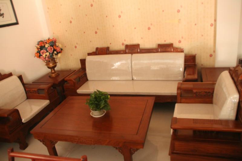 供应红木太子椅六件套/红木家具缅甸花梨沙发/明清古典中式实木沙发